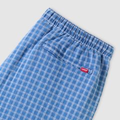 Boxer Cotton Linen 7" Men's Shorts — Sunshine Indigo Dobby - Medium Wash 7