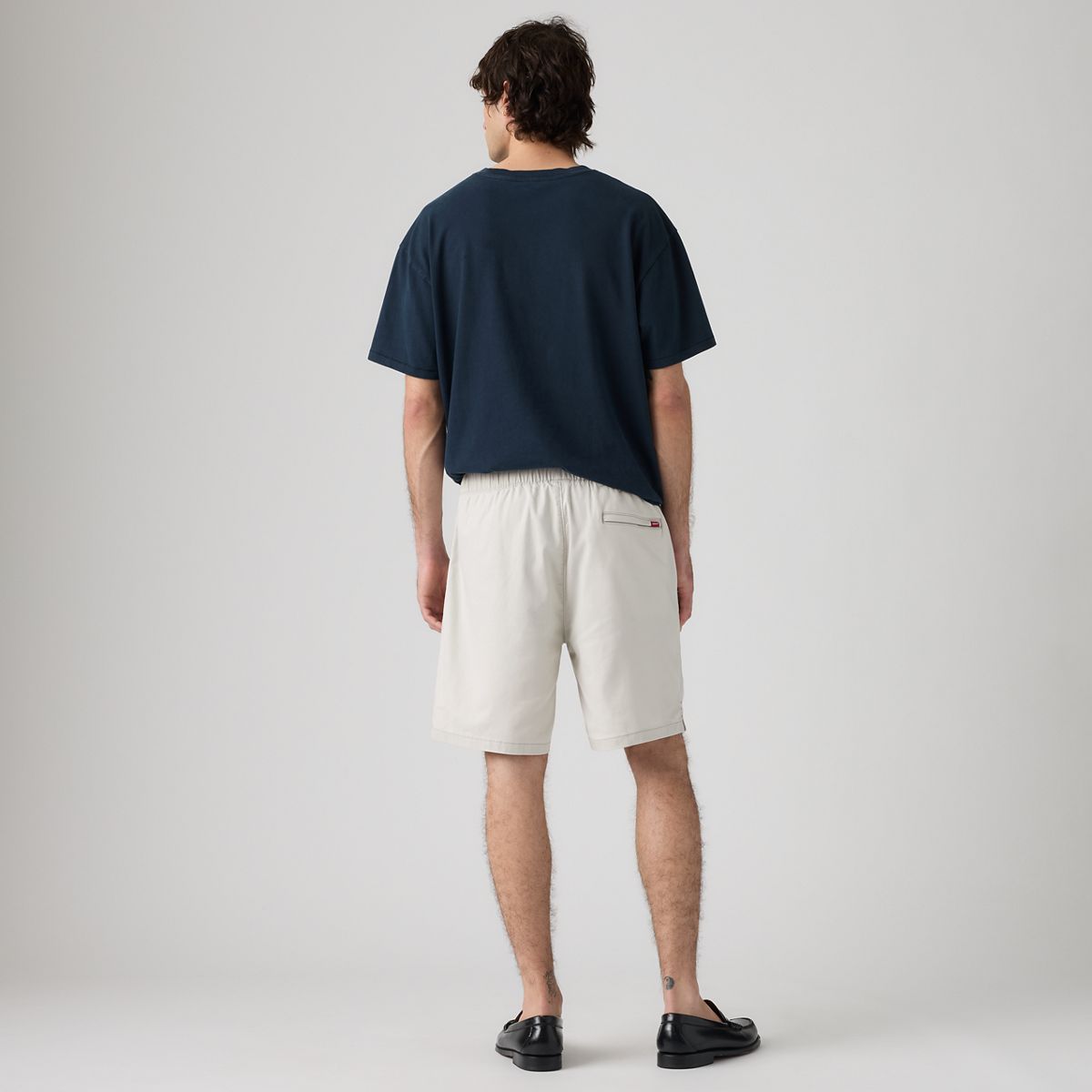 Boxer Cotton Linen 7" Men's Shorts — Moonstruck - White