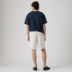 Boxer Cotton Linen 7" Men's Shorts — Moonstruck - White 3