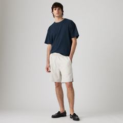 Boxer Cotton Linen 7" Men's Shorts — Moonstruck - White 5