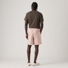 Boxer Cotton Linen 7" Men's Shorts — Fawn - Pink 3