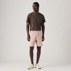Boxer Cotton Linen 7" Men's Shorts — Fawn - Pink 5