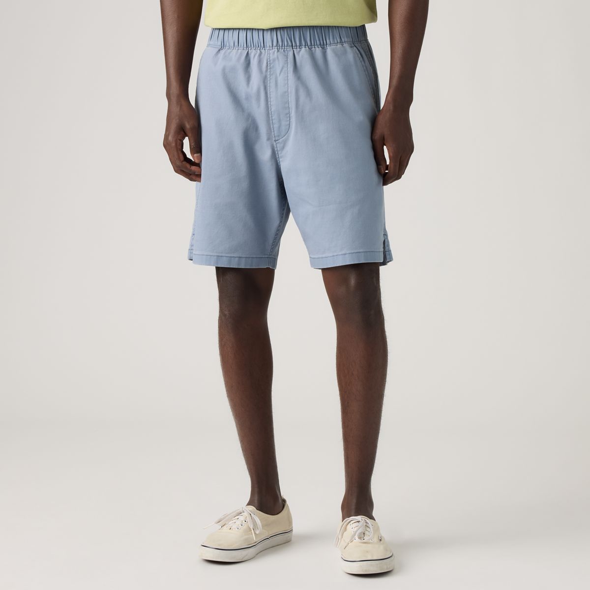 Boxer Cotton Linen 7" Men's Shorts — Kano Blue - Blue