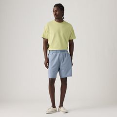 Boxer Cotton Linen 7" Men's Shorts — Kano Blue - Blue 5