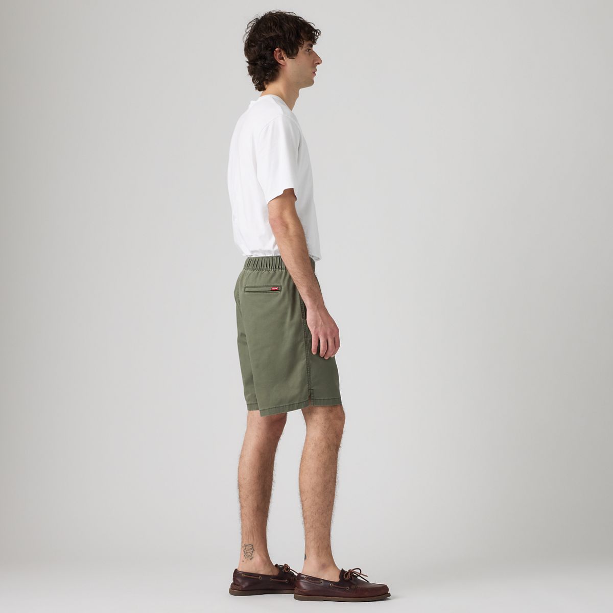 Boxer Cotton Linen 7" Men's Shorts — Kambaba - Grey