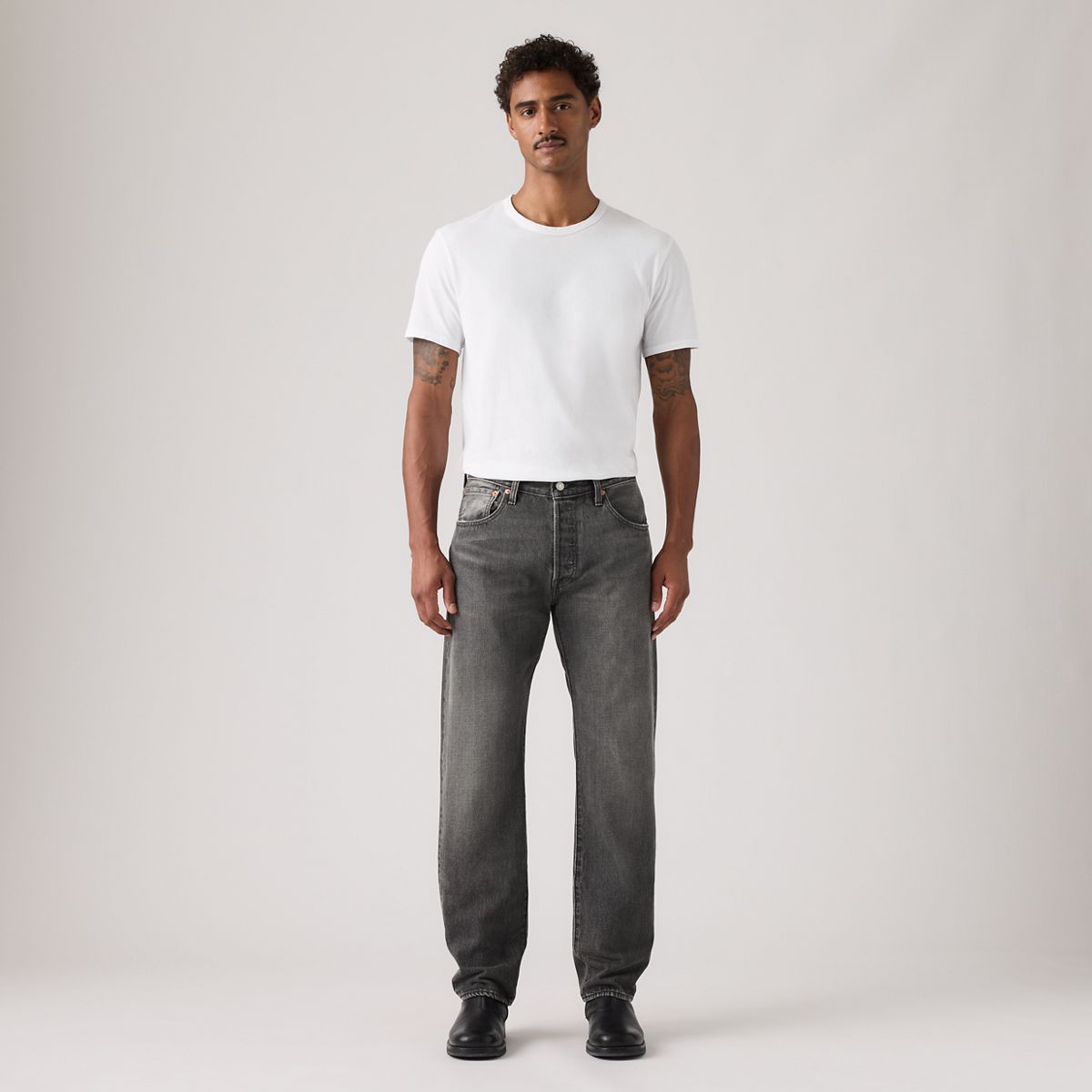 501® Relaxed Men's Jeans — Grandpa Gave Me - Black