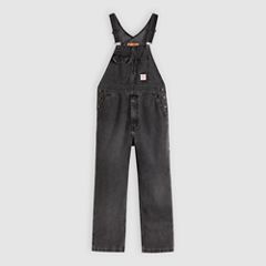 Loose Men's Overalls — Darkly Wash Overall - Black 6