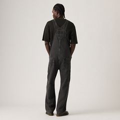 Loose Men's Overalls — Darkly Wash Overall - Black 3
