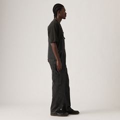 Loose Men's Overalls — Darkly Wash Overall - Black 4