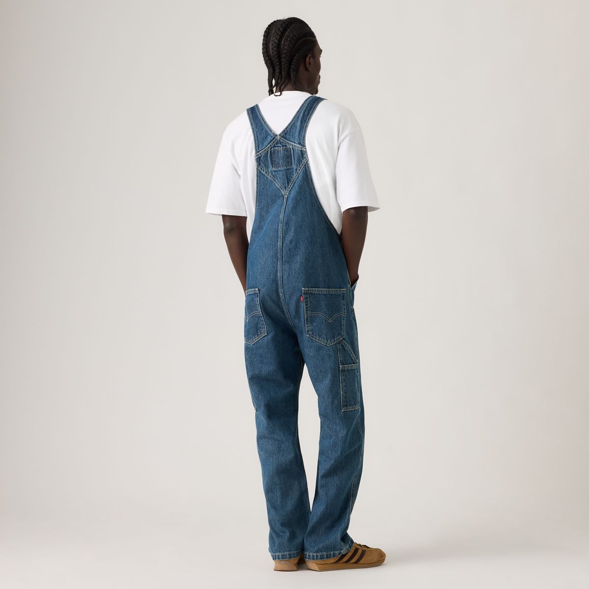 Loose Men's Overalls — Get Involved Overall - Dark Wash