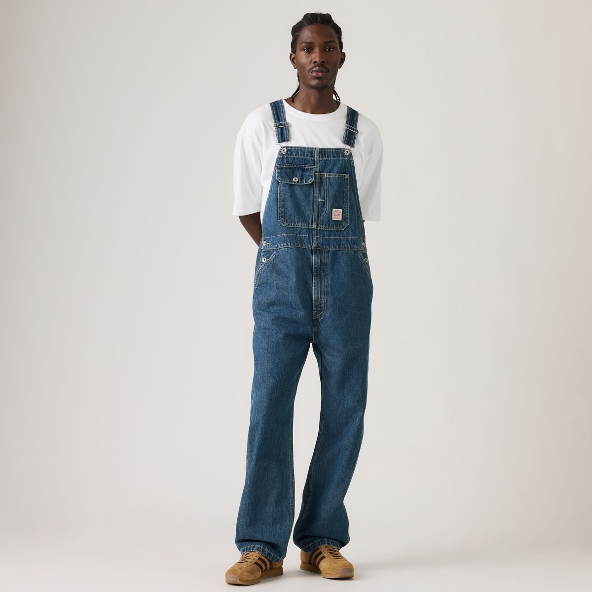 Loose Men's Overalls — Get Involved Overall - Dark Wash