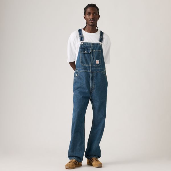 Loose Men's Overalls — Get Involved Overall - Dark Wash