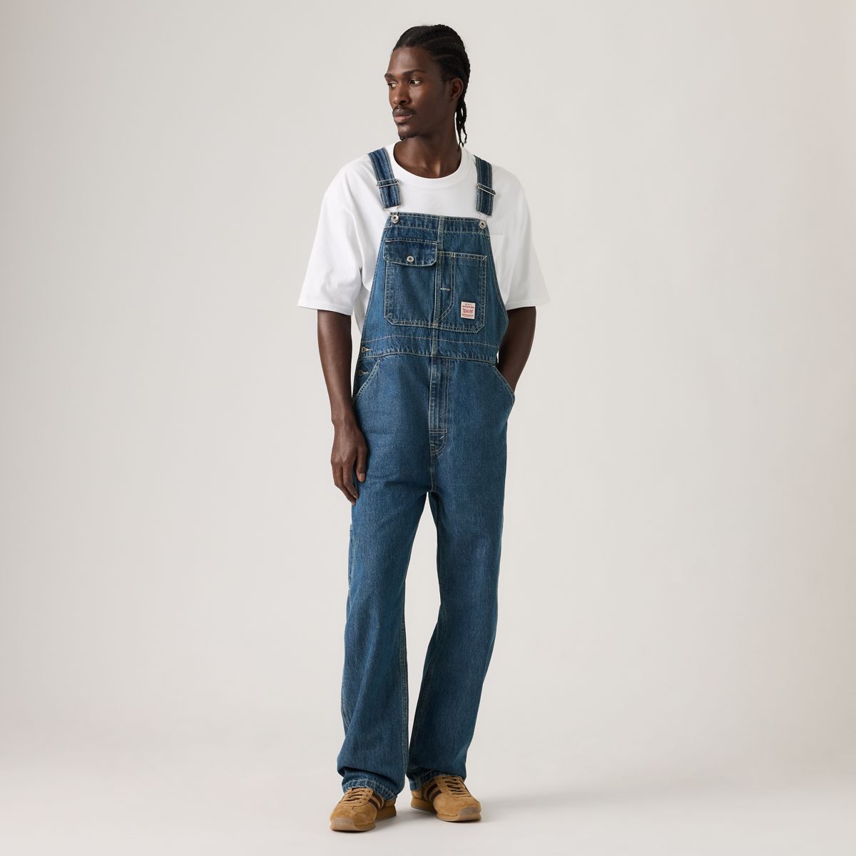 Loose Men's Overalls — Get Involved Overall - Dark Wash