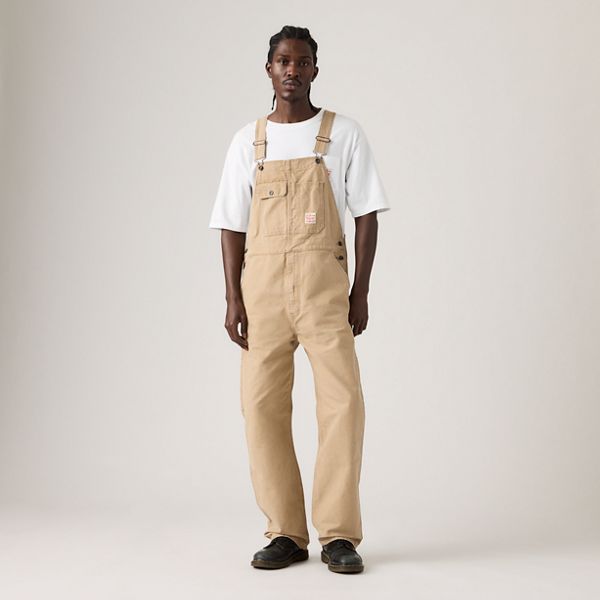 Loose Men's Overalls — Tiger's Eye - Brown