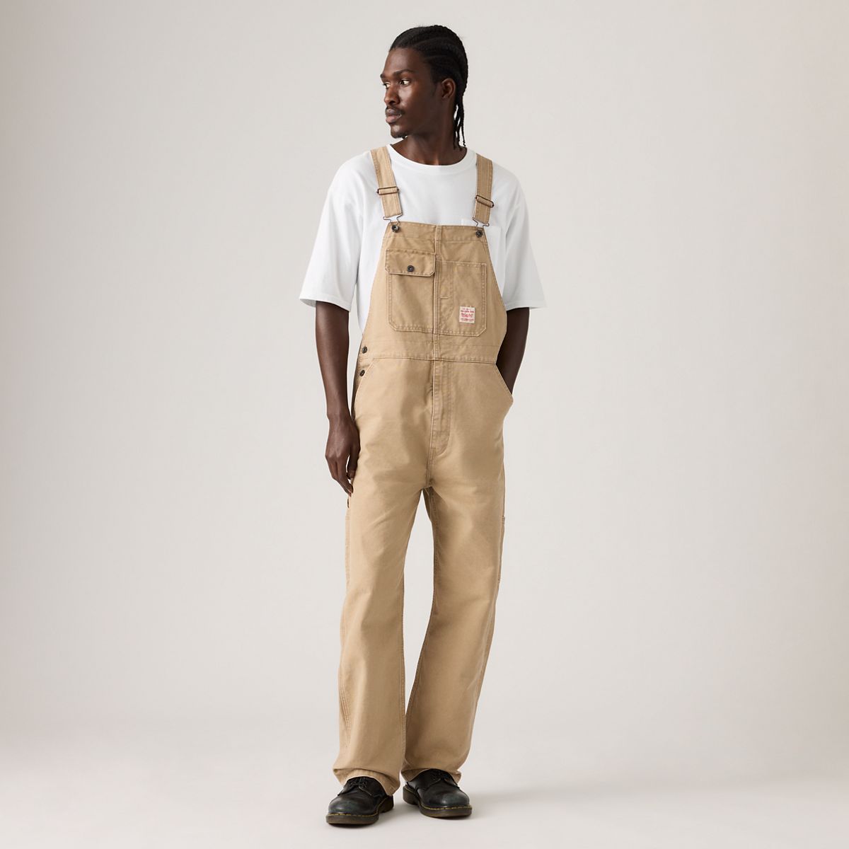 Loose Men's Overalls — Tiger's Eye - Brown