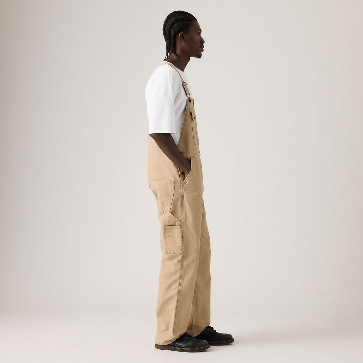 Loose Men's Overalls — Tiger's Eye - Brown