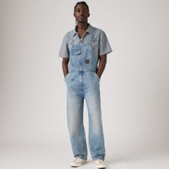 Loose Overalls — Diving Ducks Distressed - Medium Wash 1