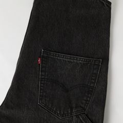 Loose Overalls — Darkly Wash Denim - Black 7