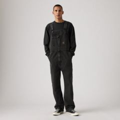 Loose Overalls — Darkly Wash Denim - Black 1