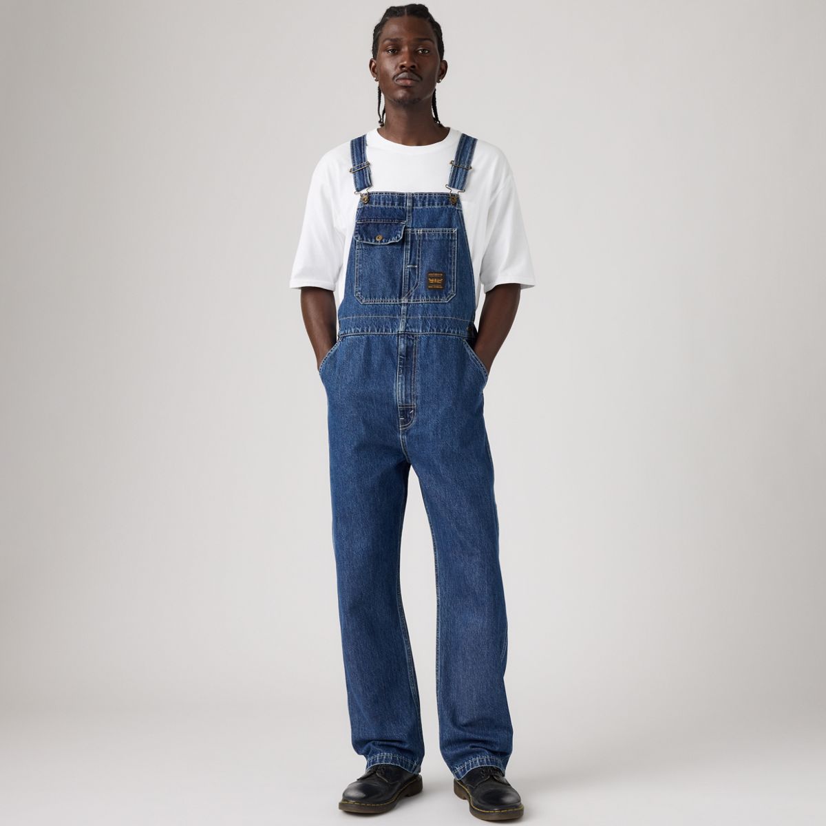 Loose Overalls — Get Involved - Medium Wash