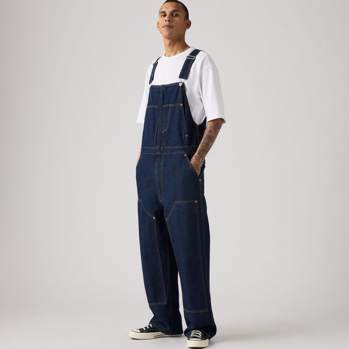 Levi’s® x Sky High Farm Goods Overalls — X Shfu Rinse - Dark Wash