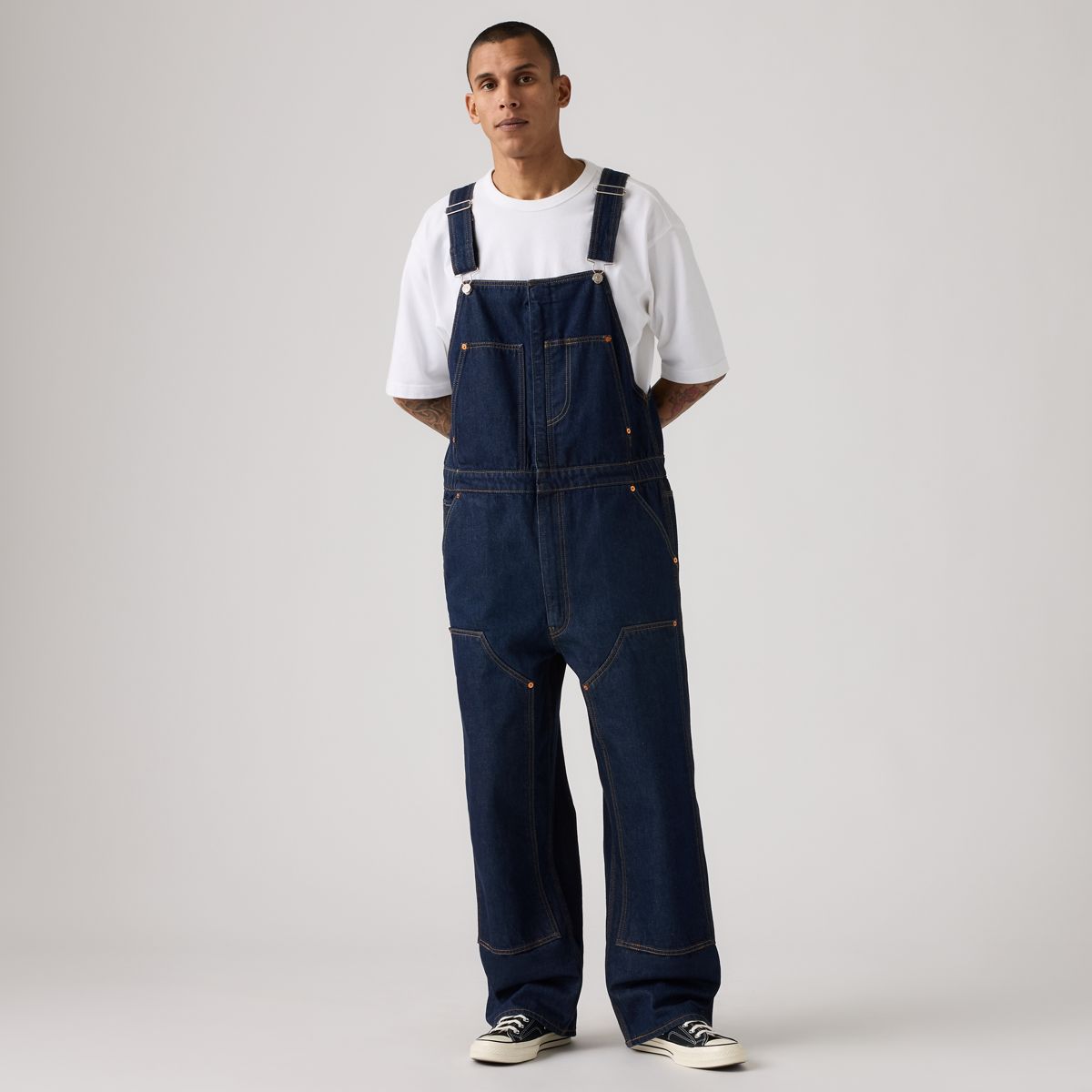 Levi’s® x Sky High Farm Goods Overalls — X Shfu Rinse - Dark Wash