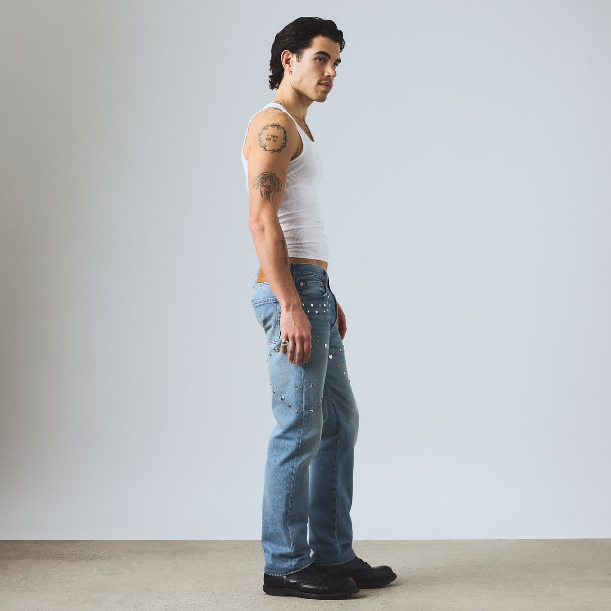 Levi's® Pride 501® Original Men's Jeans — Road Worn - Medium Wash