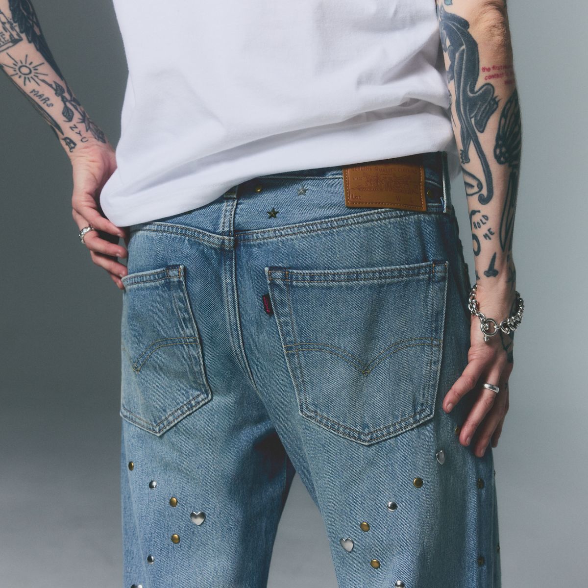 Levi's® Pride 501® Original Men's Jeans — Road Worn - Medium Wash