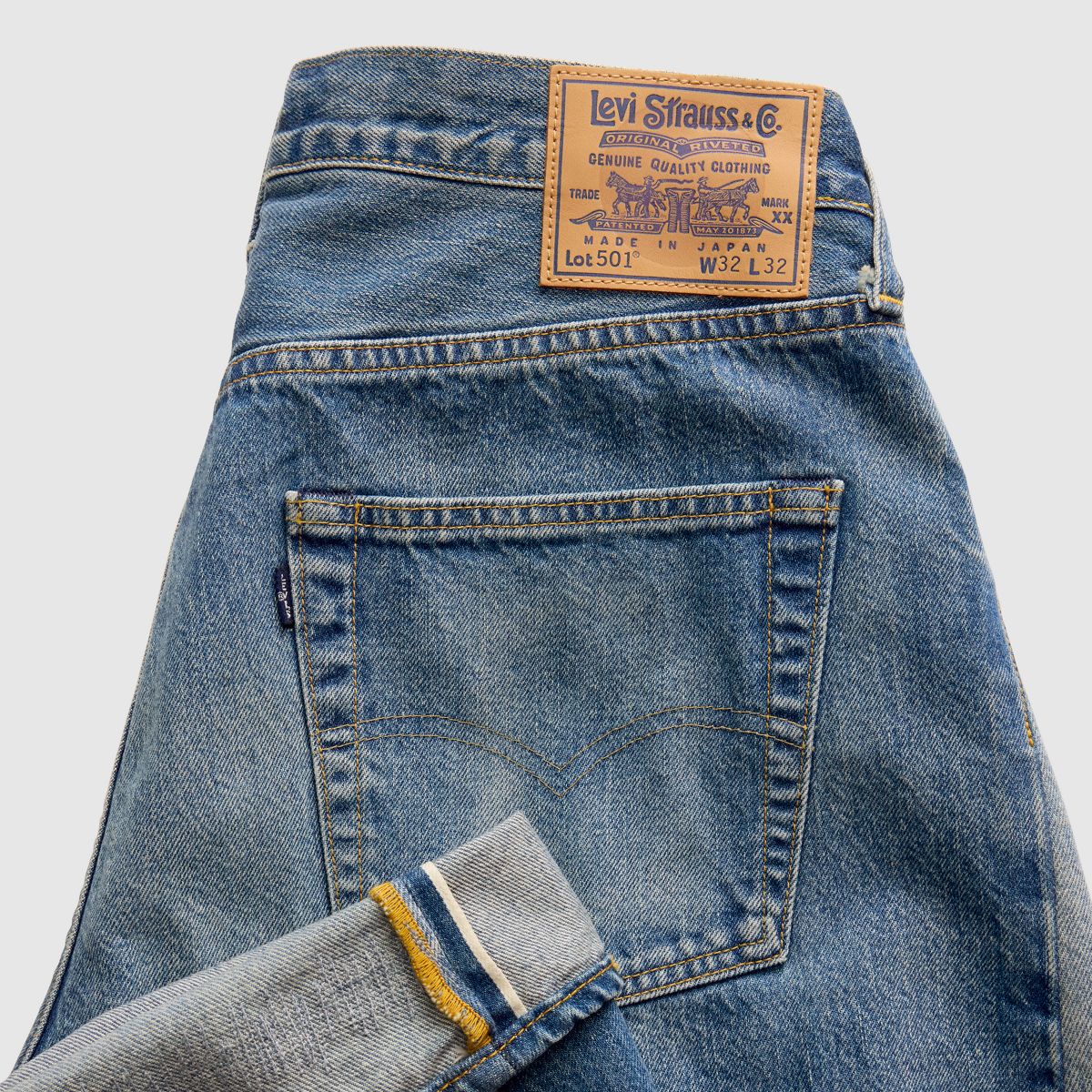 1980s 501® Customized Men's Jeans — Rancho Mij - Medium Wash
