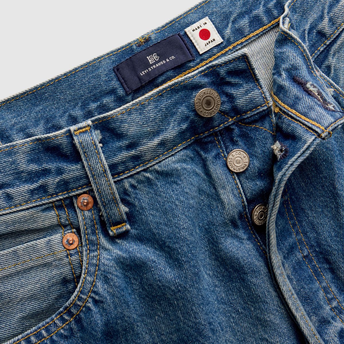1980s 501® Customized Men's Jeans — Rancho Mij - Medium Wash