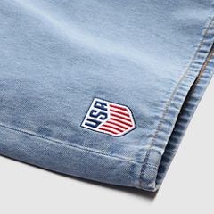 Levi's® U.S. Soccer 478™ Baggy Fit Shorts — U.S. - Light Wash 13