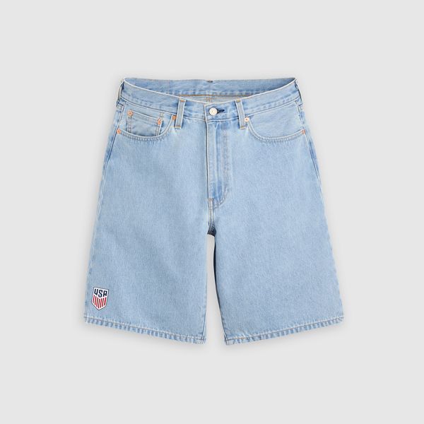 Levi's® U.S. Soccer 478™ Baggy Fit Shorts — U.S. - Light Wash
