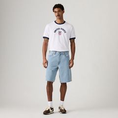 Levi's® U.S. Soccer 478™ Baggy Fit Shorts — U.S. - Light Wash 9