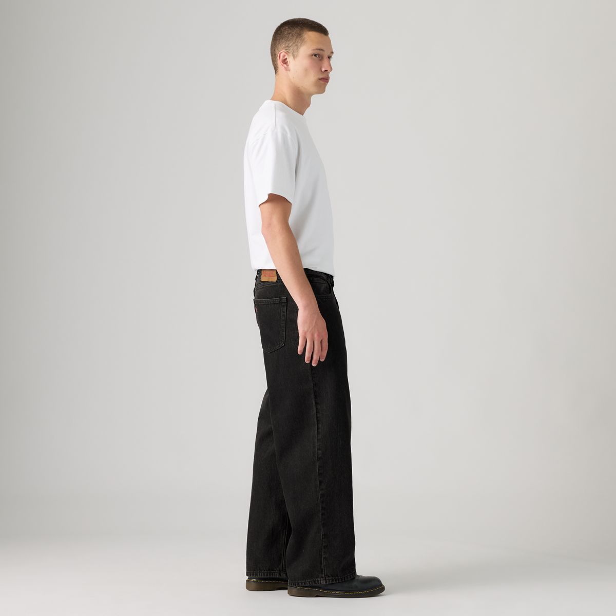 Extra Baggy Men's Jeans — Muddy Stones Overdye - Black