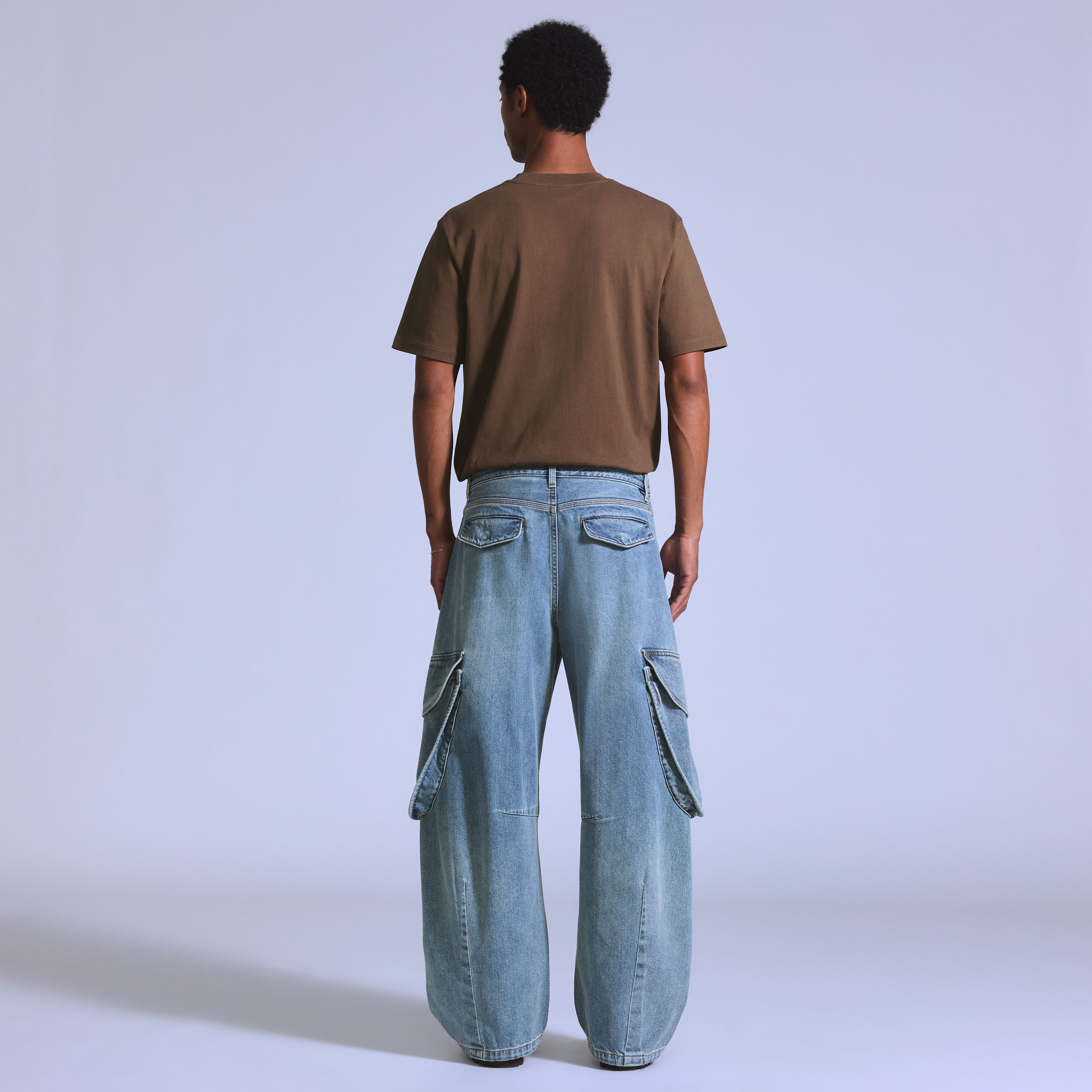 Denim Cargo Jeans 4