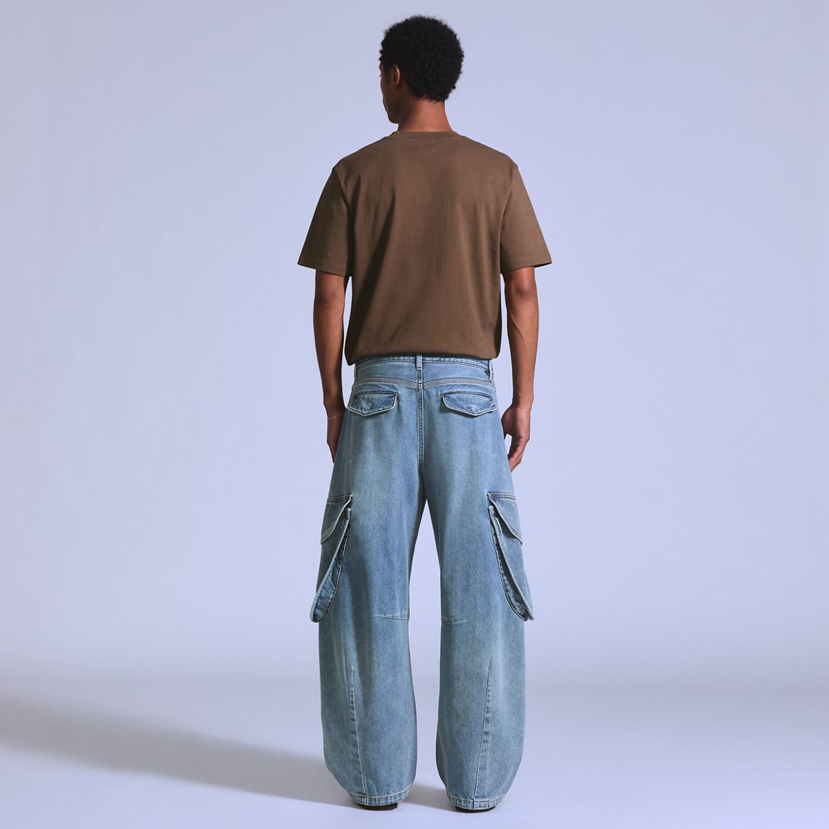 Denim Cargo Men's Jeans — Bravo - Blue