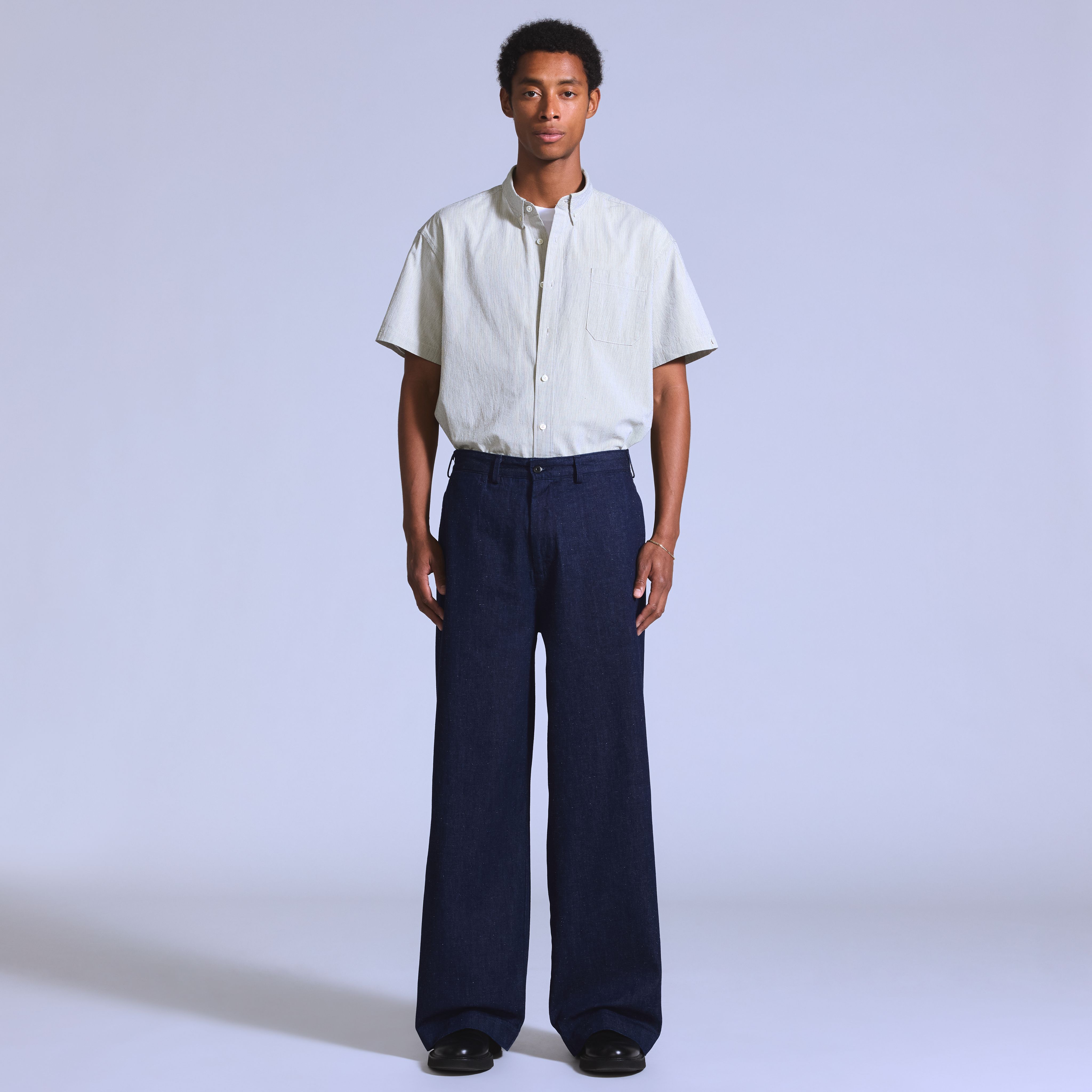 Wide Leg Flyer Men's Jeans 5