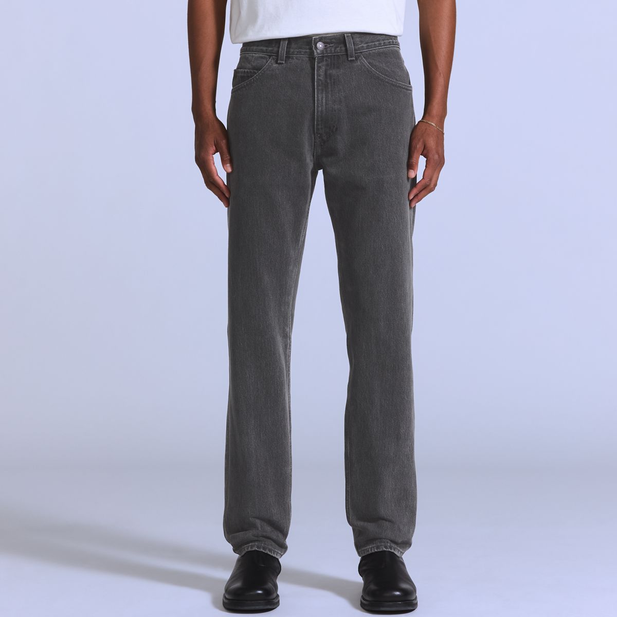 Pencil Slim Men's Jeans — Drone - Black