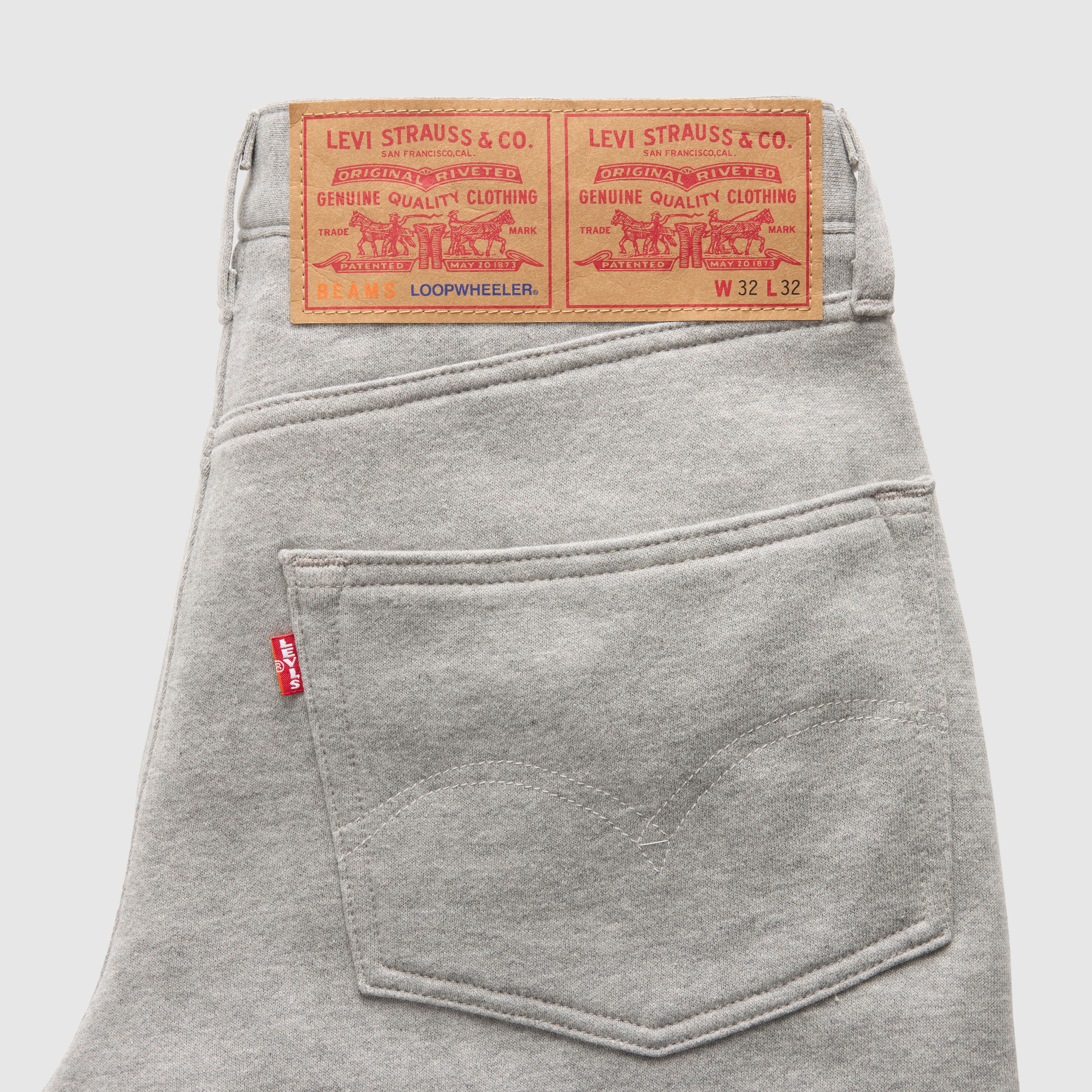 Levi's® x BEAMS x Loopwheeler Men's Super Wide Pants 10