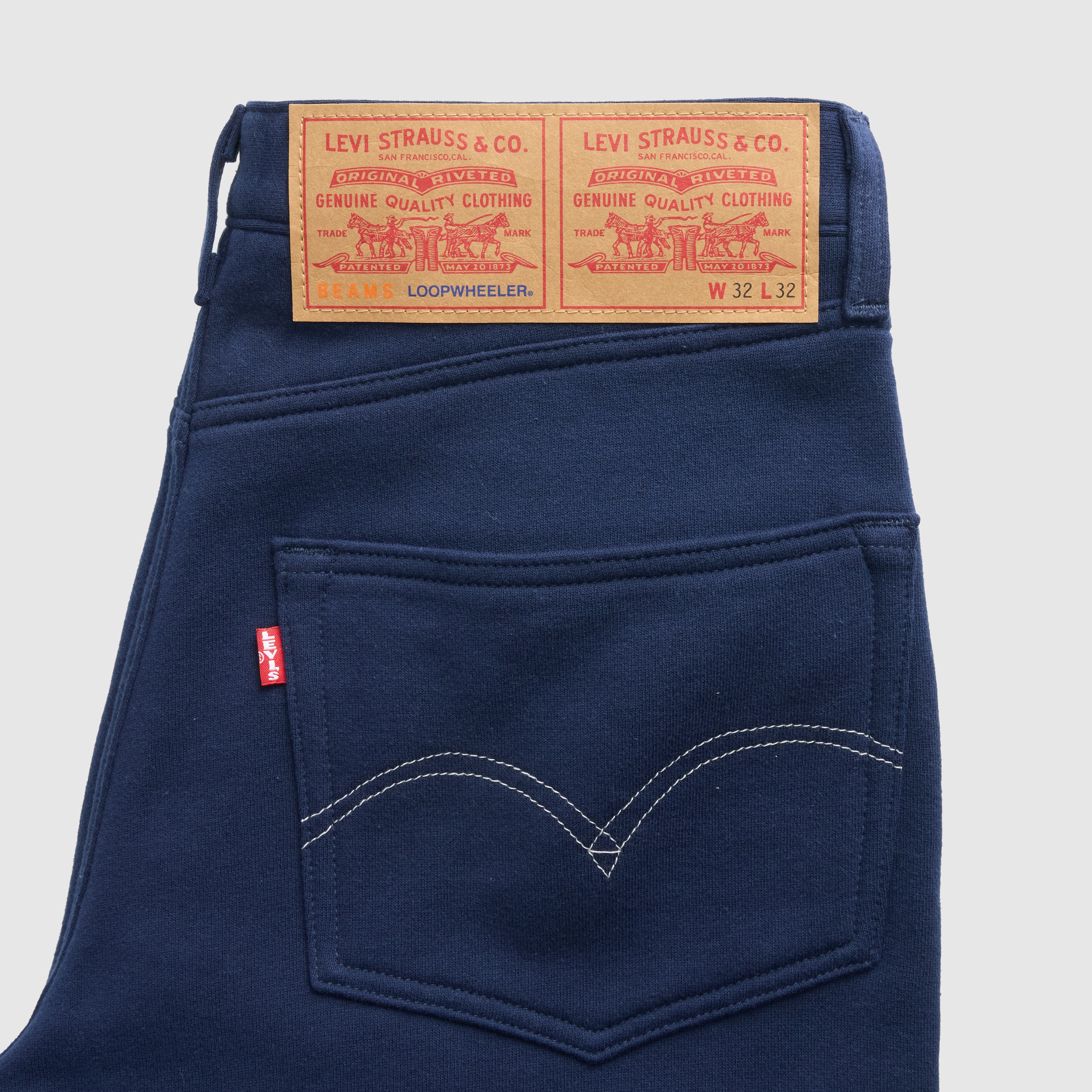 Levi's® x BEAMS x Loopwheeler Men's Super Wide Pants 10