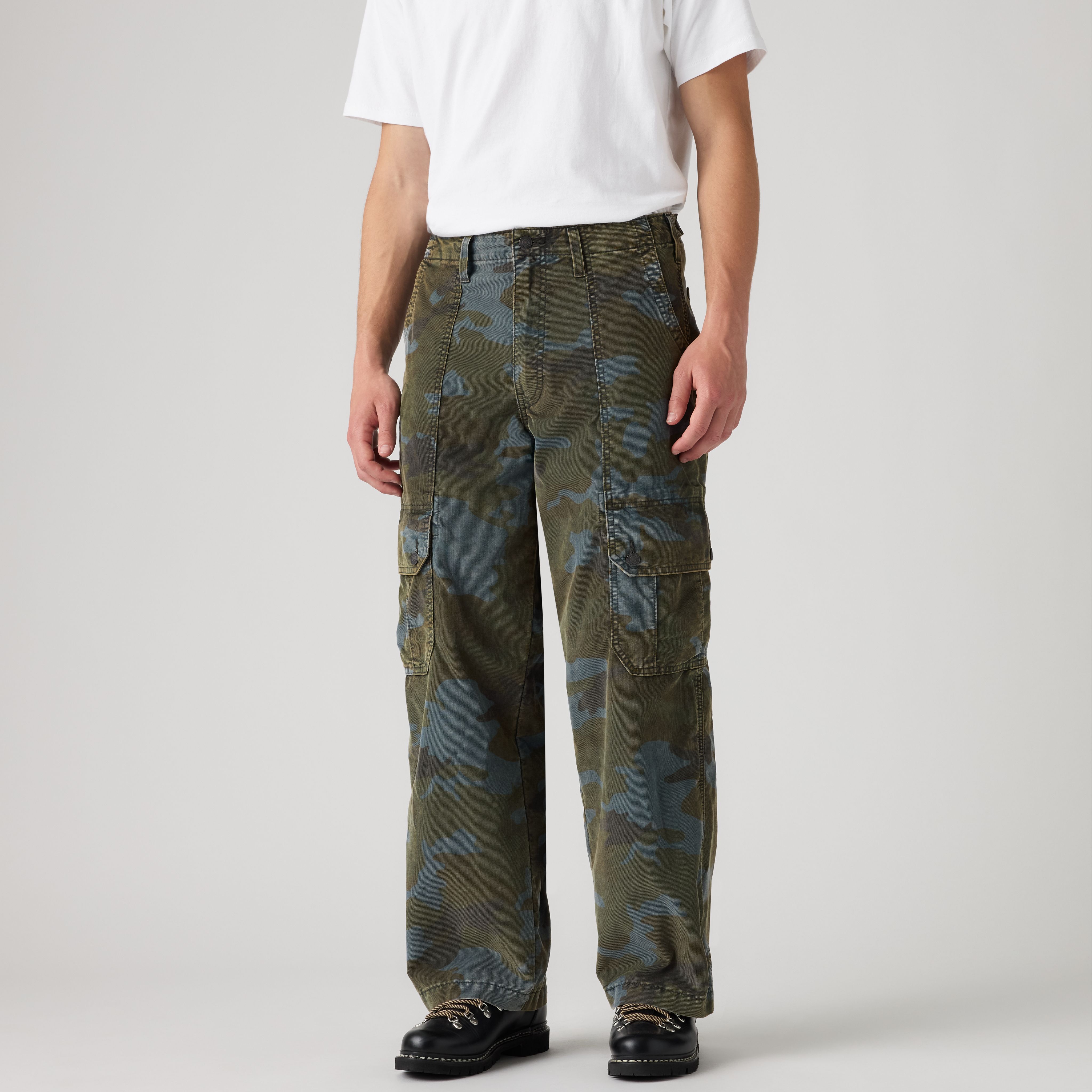 Corduroy Extra Baggy Cargos 2
