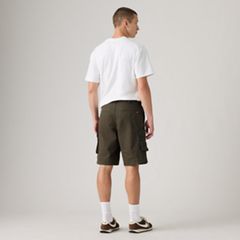 Fishing Cargo Shorts — Komodo Green Canvas - Brown 3