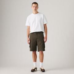 Fishing Cargo Shorts — Komodo Green Canvas - Brown 5
