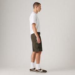 Fishing Cargo Shorts — Komodo Green Canvas - Brown 4