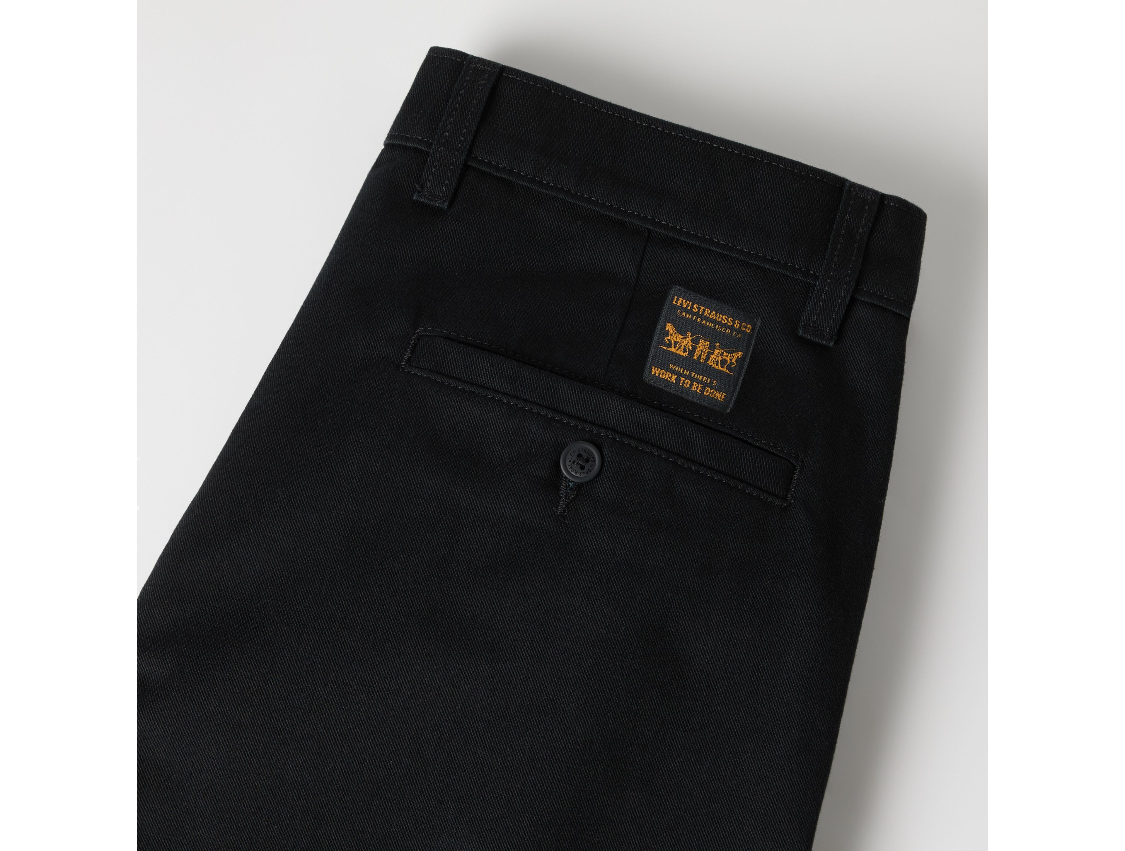Loose Pleated Work Men's Chino Pants