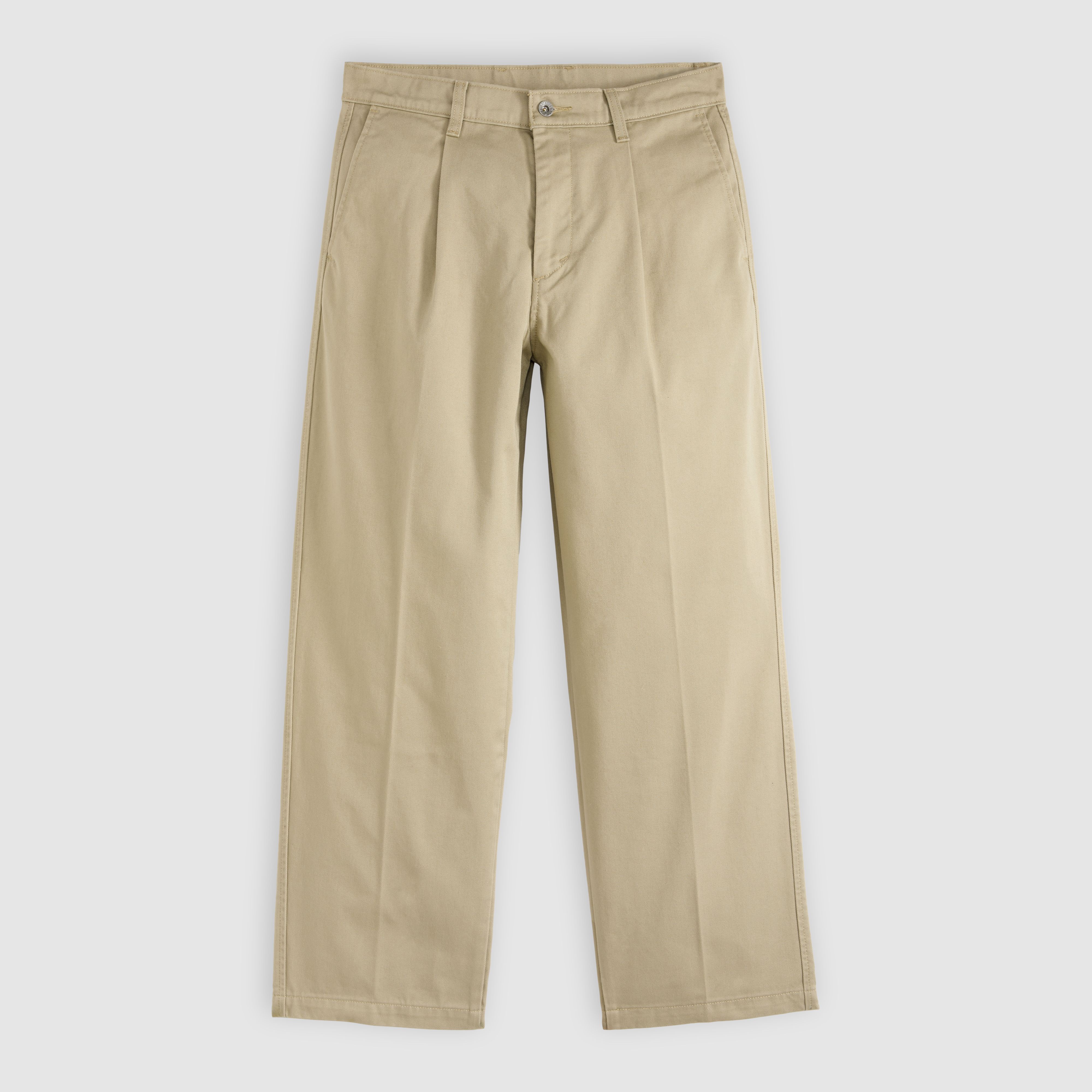 Loose Pleated Work Men's Chino Pants 6