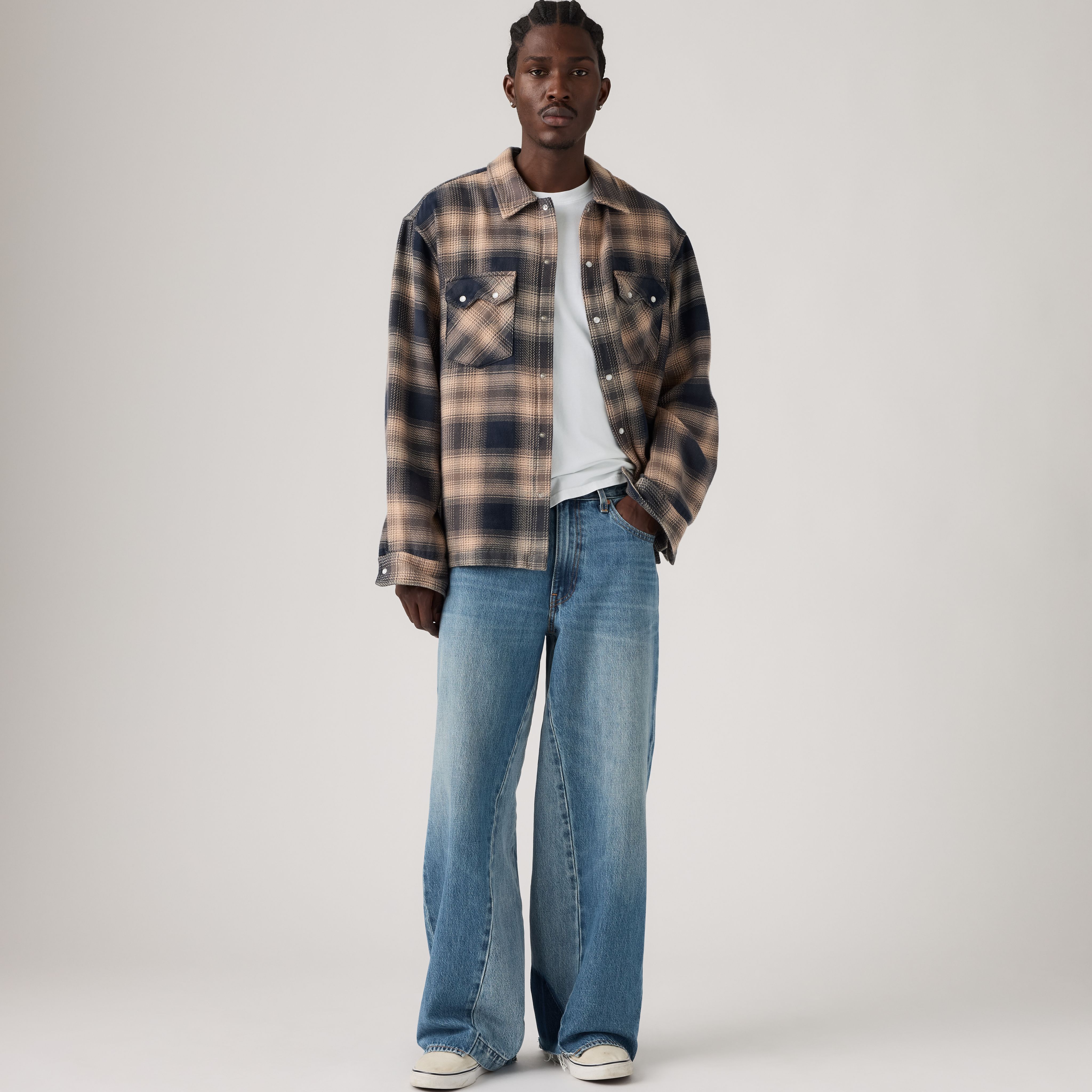 Baggy Wide-Leg Men's Jeans 1