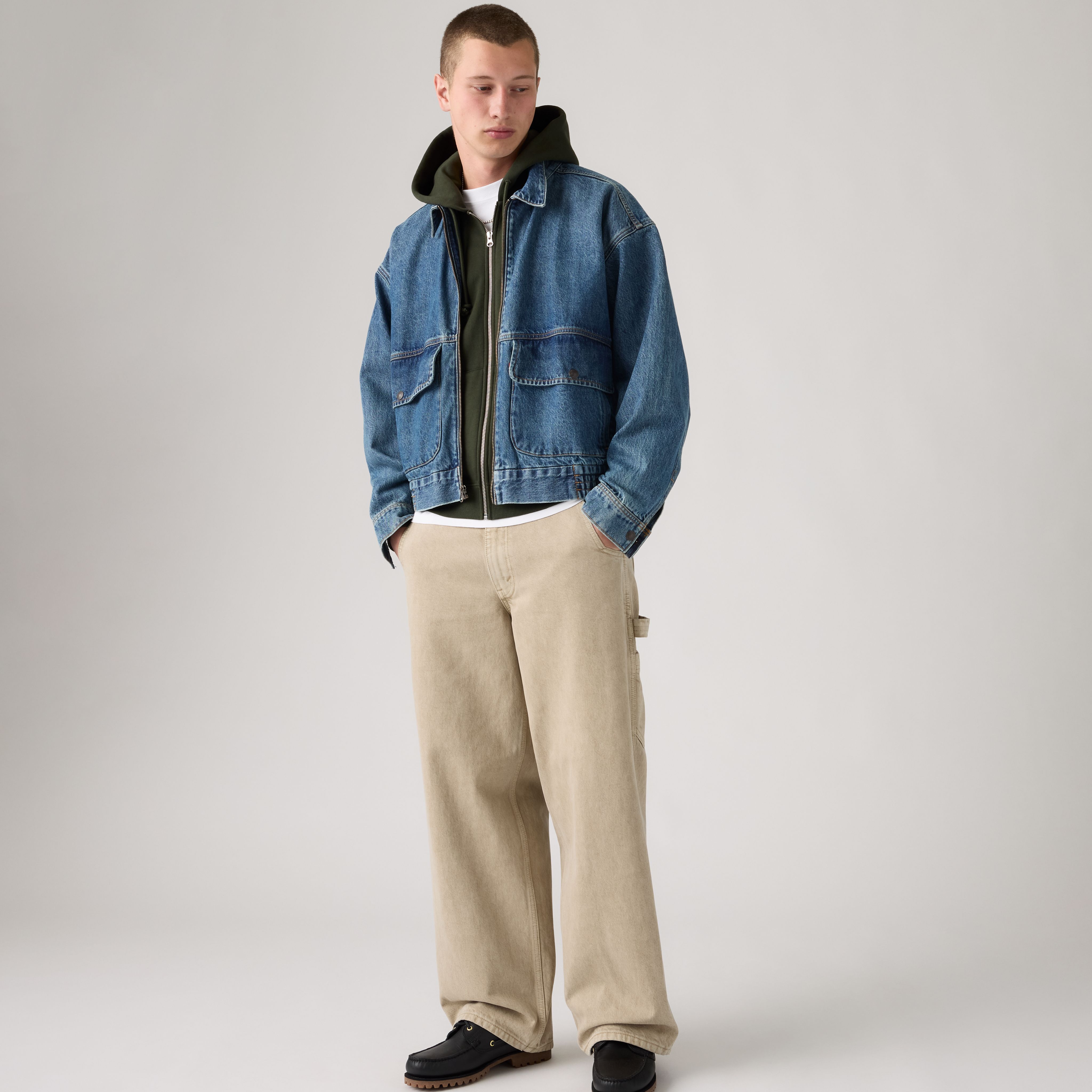 Extra Baggy Utility Garment Dye Men's Jeans 1