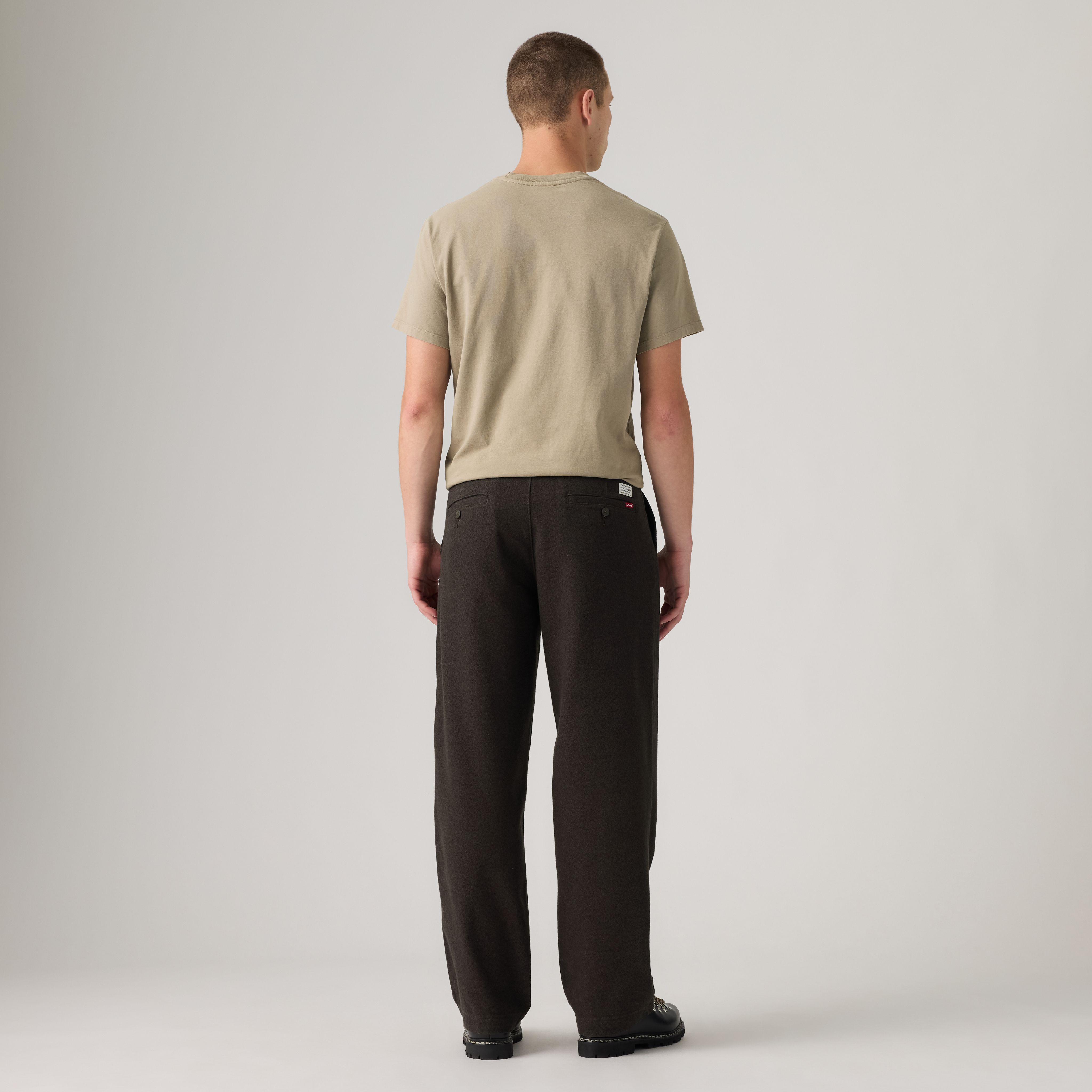 XX Chino Baggy Pleated Textured Men's Pants 3