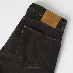 Twisted Slim Kick Flare Men's Jeans — Midnight Twist - Black 8
